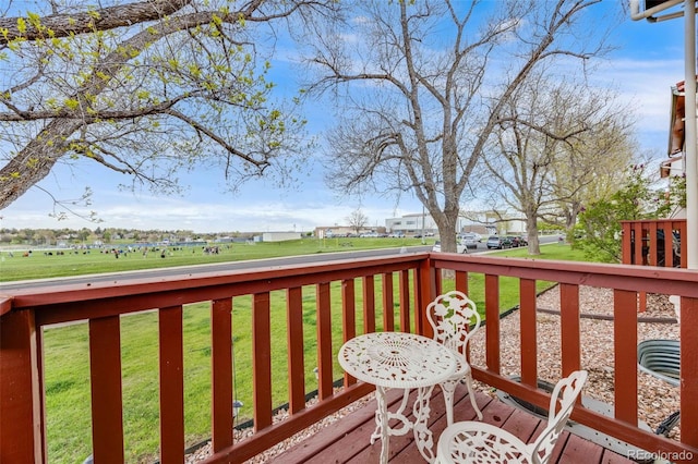 1236 Sequerra St, Broomfield, CO 80020 - wooden deck with a yard