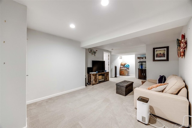 1236 Sequerra St, Broomfield, CO 80020 - living room with light colored carpet and recessed lighting