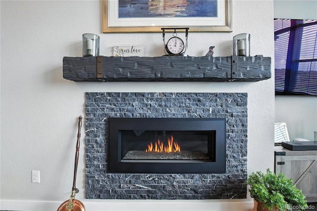 9538 Bear River St, Littleton, CO 80125 - detailed view of a glass covered fireplace
