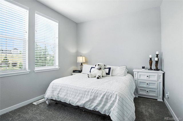 9538 Bear River St, Littleton, CO 80125 - bedroom featuring dark carpet and baseboards