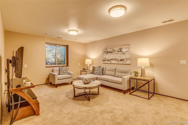 14915 Gleneagle Dr, Colorado Springs, CO 80921 - living room featuring light carpet and baseboards