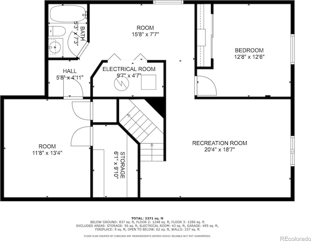 14915 Gleneagle Dr, Colorado Springs, CO 80921 - home floor plan