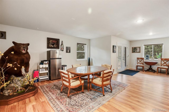 2100 Elk Rdg, Divide, CO 80814 - dining space featuring wood finished floors, recessed lighting, and baseboards