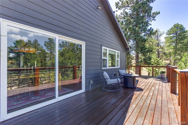 47 Wykagyl Cir, Westcliffe, CO 81252 - view of wooden deck