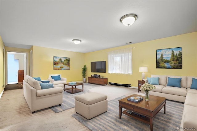 6760 Oakwood Blvd, Colorado Springs, CO 80923 - living area with carpet floors and baseboards