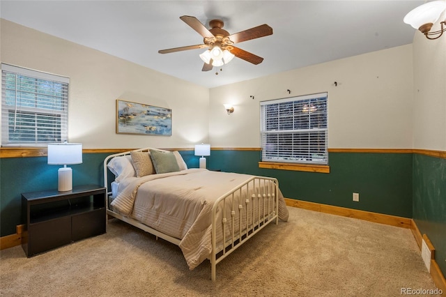 205 Beech St, Hudson, CO 80642 - bedroom with carpet and a ceiling fan
