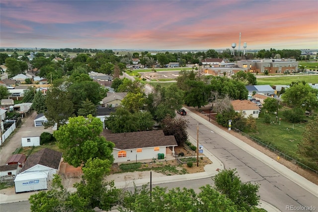 205 Beech St, Hudson, CO 80642 - aerial view at dusk
