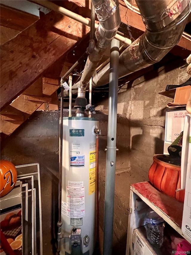 utilities with gas water heater