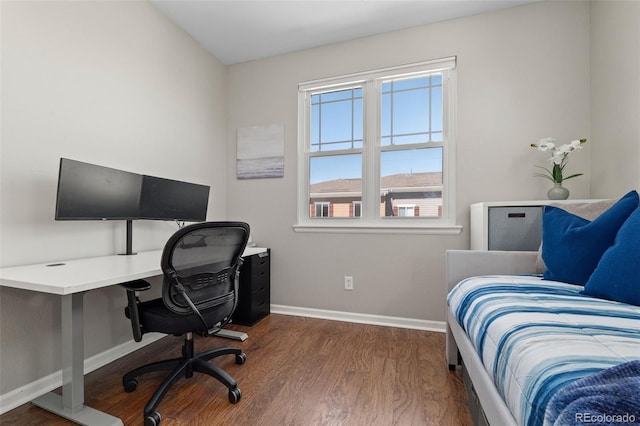 837 E 98th Ave Unit 405, Thornton, CO 80229 - office area featuring wood finished floors