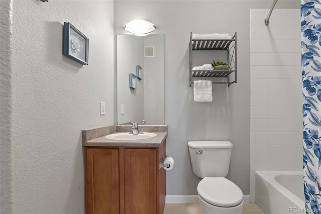 837 E 98th Ave Unit 405, Thornton, CO 80229 - bathroom with vanity and shower / bath combo with shower curtain
