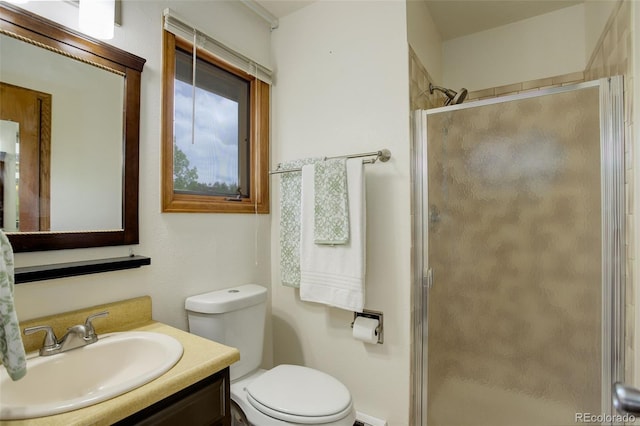 31150 Manitoba Dr, Evergreen, CO 80439 - bathroom featuring a shower stall and vanity