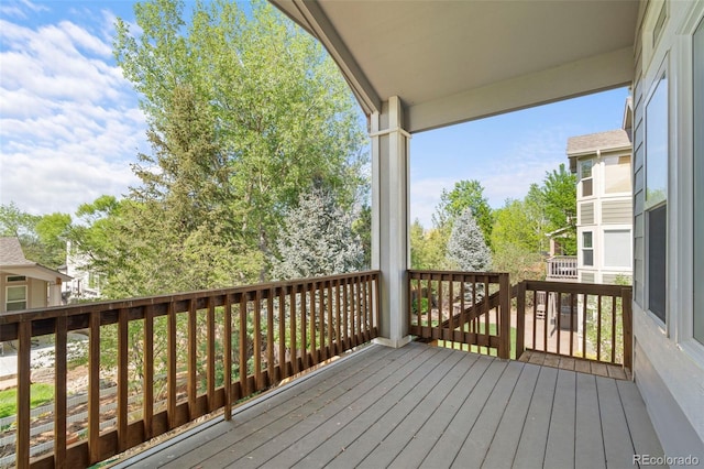1513 Cannon Mountain Dr, Longmont, CO 80503 - view of wooden terrace
