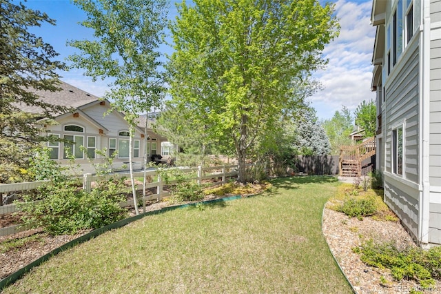 1513 Cannon Mountain Dr, Longmont, CO 80503 - view of yard with stairs