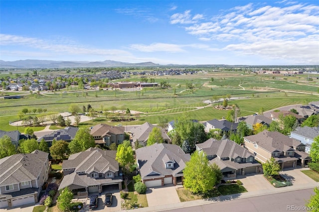 1513 Cannon Mountain Dr, Longmont, CO 80503 - aerial perspective of suburban area with mountains
