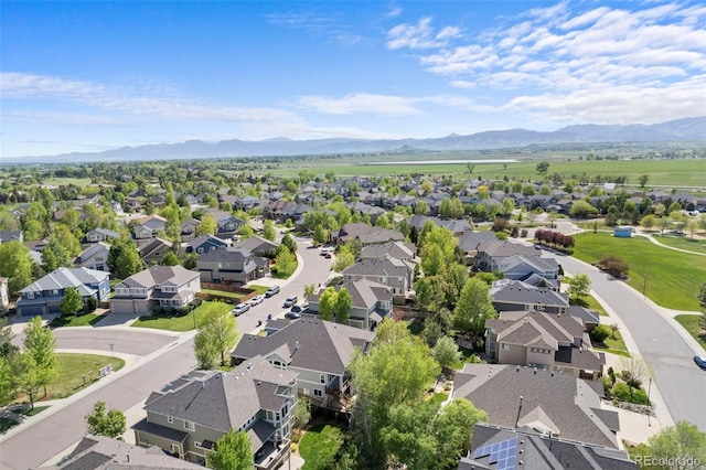 1513 Cannon Mountain Dr, Longmont, CO 80503 - aerial view of residential area featuring a mountain backdrop