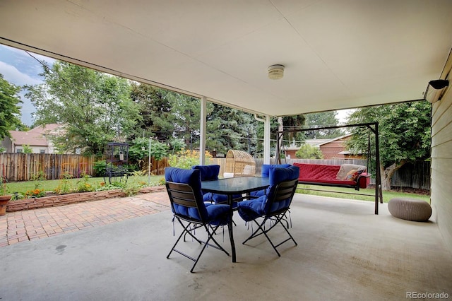 10373 W 75th Ave, Arvada, CO 80005 - fenced backyard with a patio and outdoor dining space