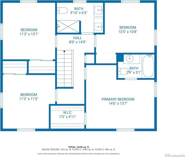 10373 W 75th Ave, Arvada, CO 80005 - view of home floor plan