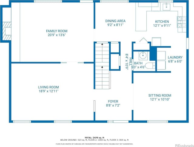 10373 W 75th Ave, Arvada, CO 80005 - view of home floor plan