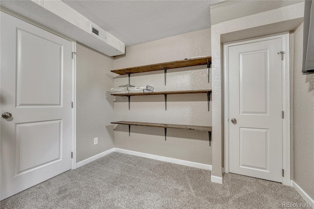 view of storage area