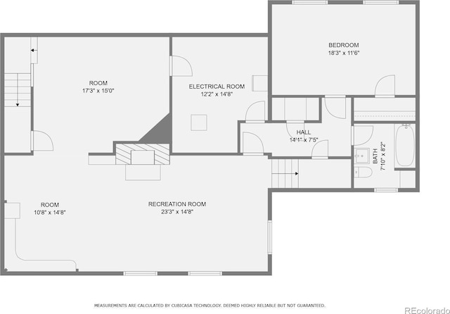 3695 E Dartmouth Ave, Denver, CO 80210 - view of room layout