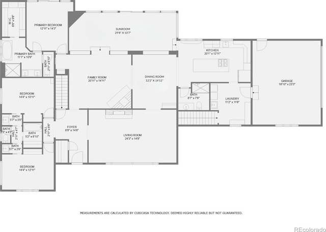 3695 E Dartmouth Ave, Denver, CO 80210 - view of home floor plan