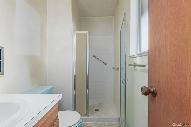 519 N Columbine St, Golden, CO 80403 - full bath with a shower stall and vanity