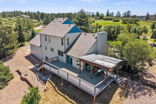 2357 Oak Ridge Rd, Sedalia, CO 80135 - aerial view of a tree filled landscape