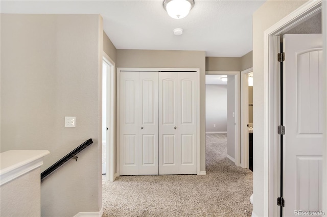 10733 Calista Way, Fountain, CO 80817 - hall featuring carpet flooring and baseboards
