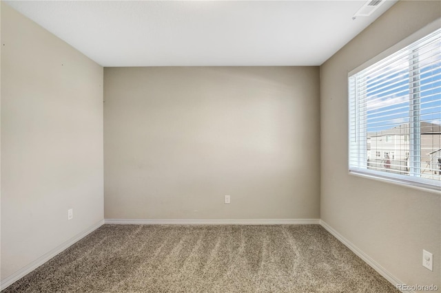 10733 Calista Way, Fountain, CO 80817 - spare room with carpet floors, healthy amount of natural light, and baseboards