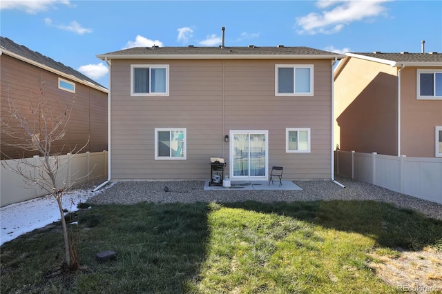 10733 Calista Way, Fountain, CO 80817 - rear view of property featuring a patio area