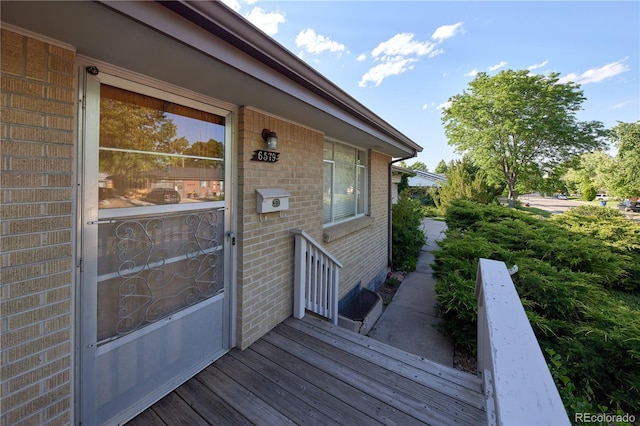 6579 S Lincoln St, Centennial, CO 80121 - view of wooden deck