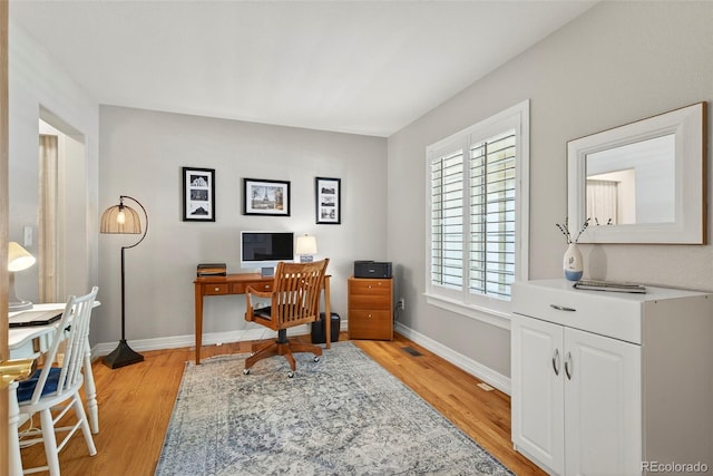 829 Sanctuary Cir, Longmont, CO 80504 - office space with light wood-type flooring and baseboards
