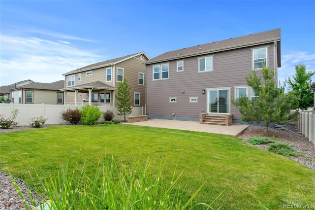 6185 Saddle Bow Ave, Parker, CO 80134 - back of property with a patio area