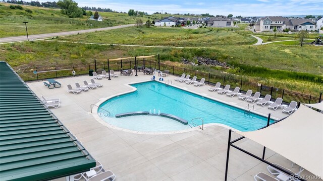 6185 Saddle Bow Ave, Parker, CO 80134 - community pool with a patio