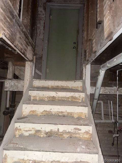 view of stairs