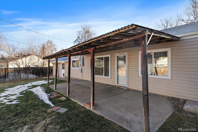 view of patio / terrace