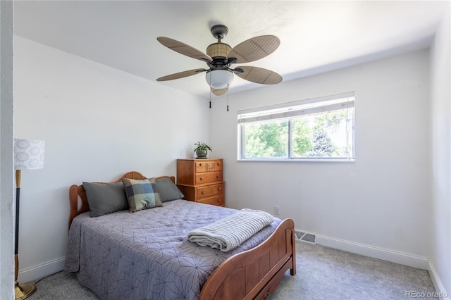 5983 W Indore Pl, Littleton, CO 80128 - bedroom featuring carpet floors and ceiling fan