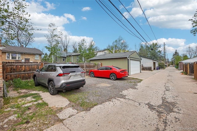 view of street with a residential view