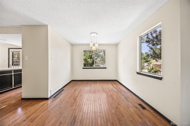 12099 Forest St, Thornton, CO 80241 - empty room featuring light wood-style flooring and a textured ceiling