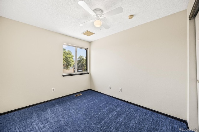 12099 Forest St, Thornton, CO 80241 - carpeted empty room featuring ceiling fan and a textured ceiling