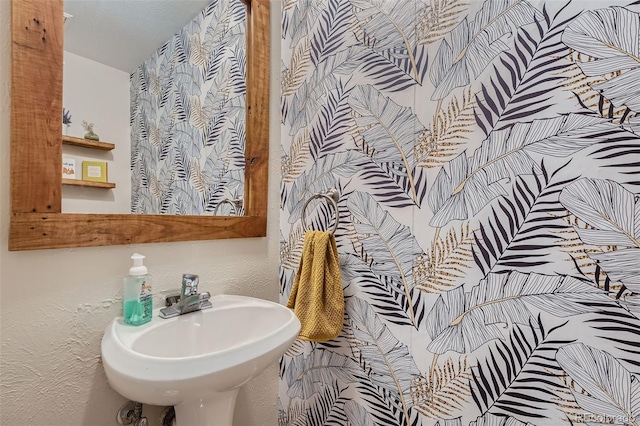 bathroom featuring sink