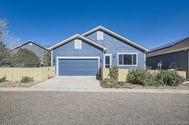 ranch-style house with a garage