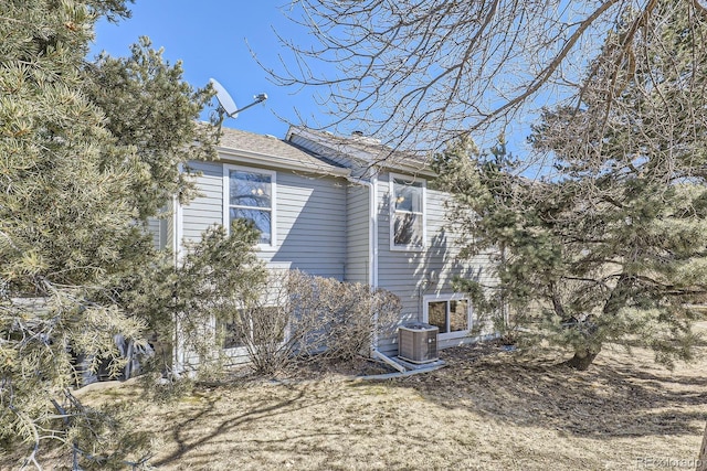 view of property exterior featuring cooling unit