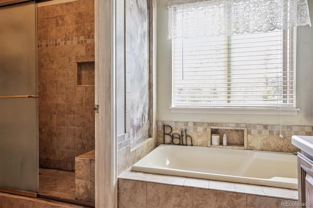 1744 Brookside Dr, Highlands Ranch, CO 80126 - bathroom featuring a stall shower and a bath