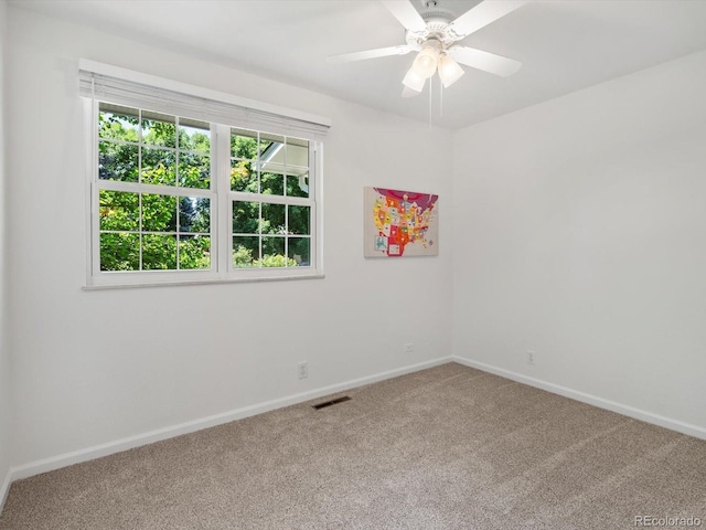 1067 E 15th Ave, Broomfield, CO 80020 - spare room with carpet and ceiling fan