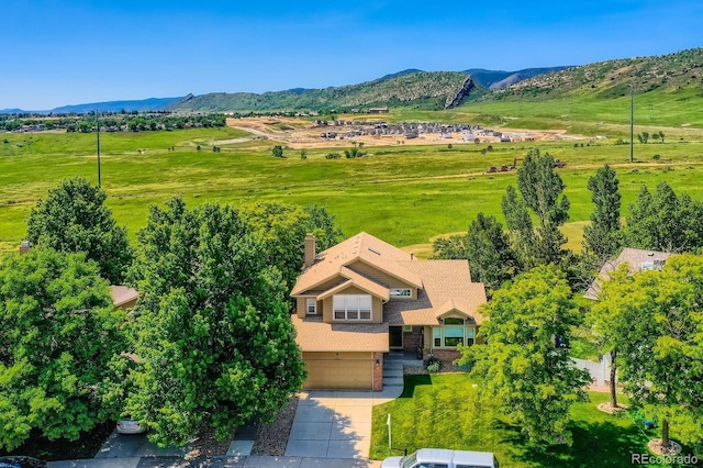 12534 W Hoover Ave, Littleton, CO 80127 - aerial view of sparsely populated area with a mountainous background
