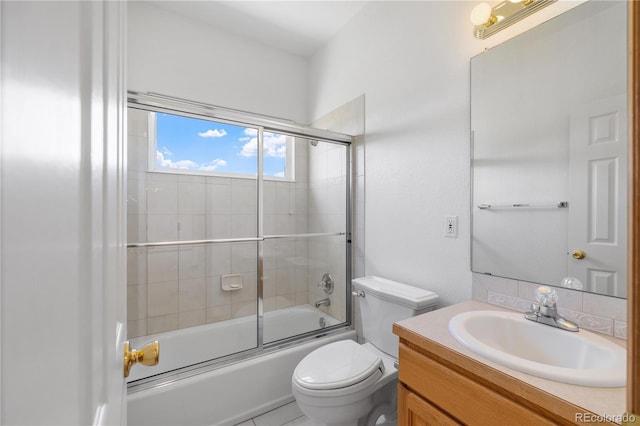 34771 E 153rd Ct, Hudson, CO 80642 - bathroom with vanity and enclosed tub / shower combo