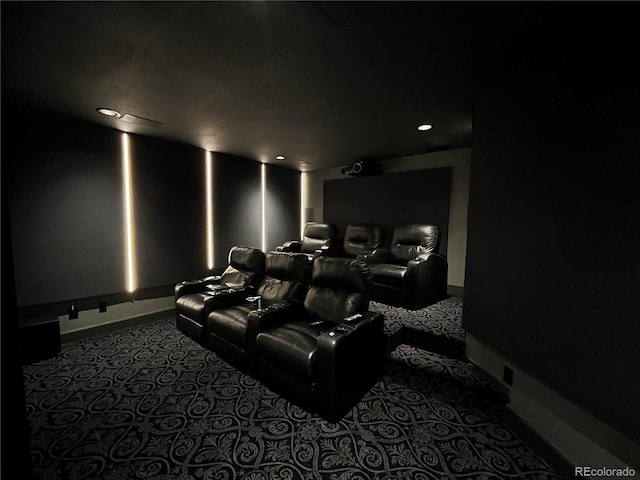 view of home theater