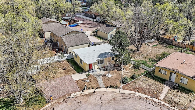 825 Hill Road Ct, Colorado Springs, CO 80909 - aerial view of property and surrounding area