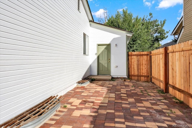 view of patio